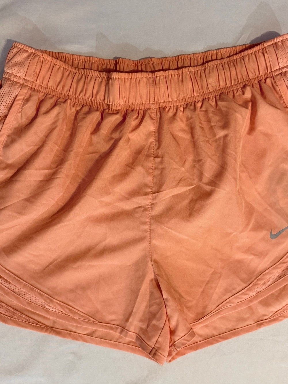 NWT Nike Women's Dri-Fit Running Peach/Coral Athletic Shorts